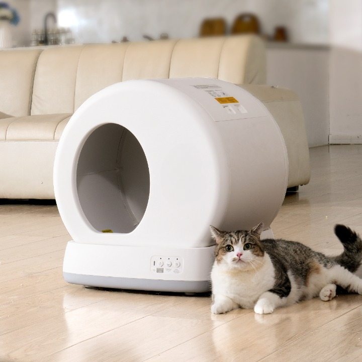 🐾 Litière pour Chat Intelligente Automatique – Auto-Nettoyante Connectée