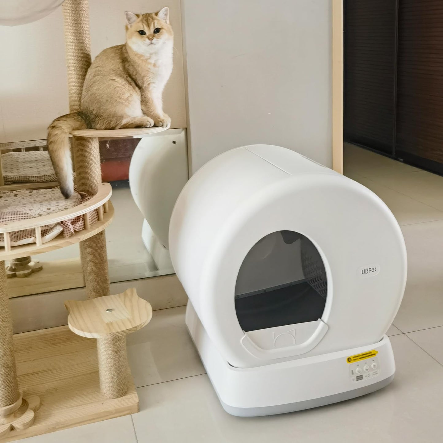 🐾 Litière pour Chat Intelligente Automatique – Auto-Nettoyante Connectée